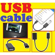 Wayar Kabel Data USB Micro OTG USB Cable Wire Android Phone Tv Tablet Tab Pc Laptop Pendrive Adapter