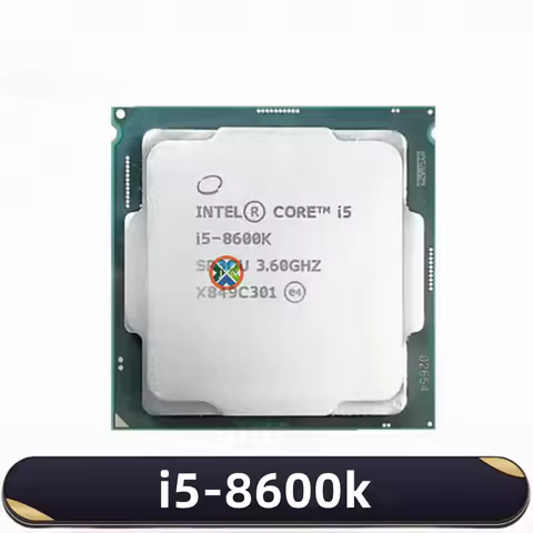 Core i5 8600K 95W LGA 1151 3.6GHz 6Core 6Thread 9M I5-8600K
