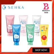 **ฉลากไทย** (120g./100g.) คละสูตร Senka Perfect Whip Foam Whip A / Whip White / Collagen Whip เซนกะ 