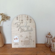 Fasting Day Reminder Board FREE MARKER |Fasting Tracker Ramadan Mubarak