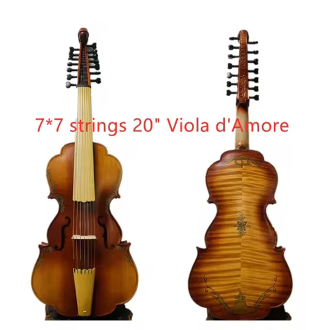 Baroque style SONG Brand Maestro 7*7 strings 20" Viola d'Amore of Concert