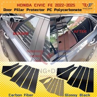 Honda Civic FE 2022-Present Door Pillar Protector PC Plate *Not Sticker* For Car Accessories