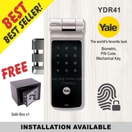 (Free Safe Box) Yale YDR 41 Fingerprint , Pin Digital Door Lock