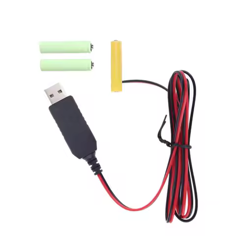 USB 5V to 4.5V LR03 AAA Battery Replace 3x1.5V LR03 AAA for Remotes