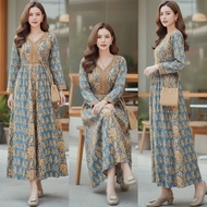 Nana’s Craft ชุดเดรส Golden Vintage S1 ชุดนี้มากับความร่ำรวย ใส่แล้วรวยใส่แล้วปัง ผ้าฝ้ายอินเดีย  In