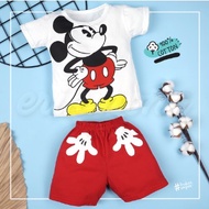 ️ Baby boy girl suit 1y 2y 3y mickey mousemiki ️ - Baby Boss Malang