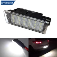 LOVESTREET 1Pc Car LED License Plate Light Replacement Canbus Error Free Car 12V Lamp For Renault Cl