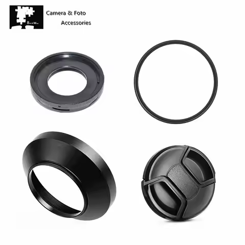 40.5mm UV Filter Metal Lens Hood Cap Adapter Ring For Olympus TG-7 TG-6 TG-5 TG-4 TG-3 TG-2 TG-1 TG7