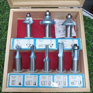 8-Piece Router Bit Set 1/2 "VALU LC-008B *** Able To Issue Tax Invoice