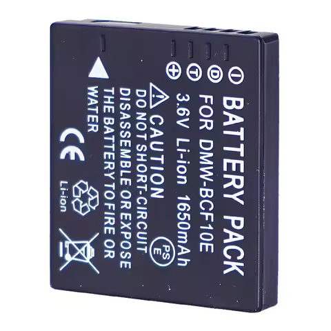 Panasonic Camera Battery DMW-BCF10 Camera Battery 1650mAH DMW-BCF10E Rechargeable Battery for Panaso
