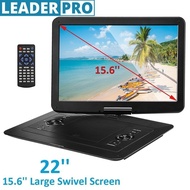 15.6'' Portable DVD Player HD VCD CD TV 270 Degree Rotation Screen HD Video Player Travel Mini DVD P