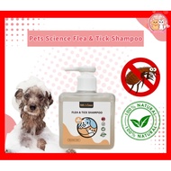 【meownwang】Pets Science Flea & Tick Shampoo 250ml for Cat & Dog