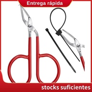 Cable Tie Opener Zip Tie Cable Tie Remover Tool Stainless Steel Zip Tie Cutter Tool with Silicone Ha