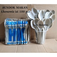 Contents: 100 Plastic Tablespoons Hk Economical Tablespoons Long Tablespoons