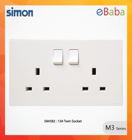 SIMON[European Brand] M3 Series White Switch / Switches & Socket Outlet 1 Gang TV Outlet  1 Gang Ast