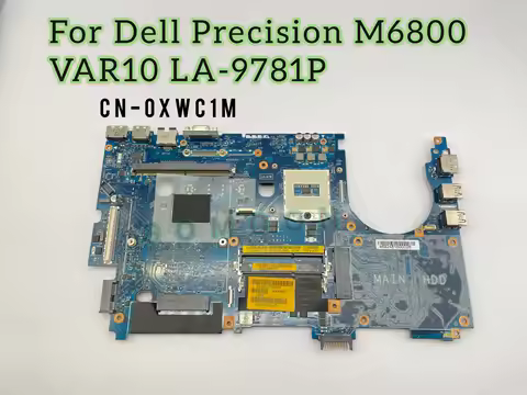 For DELL Precision M6800 Core HM87 Mainboard CN-0XWC1M 0XWC1M VAR10 LA-9781P Laptop Motherboard 100%