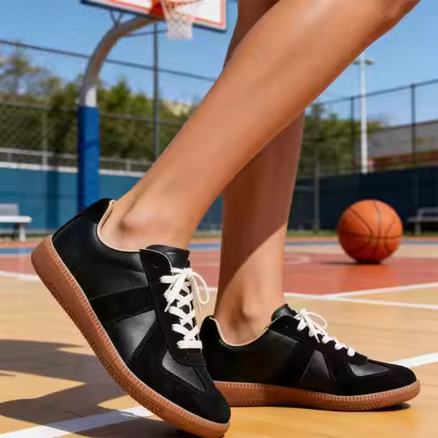 Viral German Trainer Sneakers, Soft Sole Comfort Commuter Shoes, Unisex Casual Sneakers