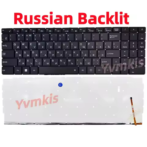 Russian/US/Korean Backlit laptop Keyboard for MB3301006 XK-HS127 F0007-006 NB018-15 XK-DZH114
