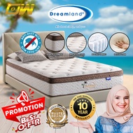 [ FREE 1 X RM99 T-SHIRT ] Dreamland Timeless 13-Inches Premium Pocketed-Mira-Coil / Solid Spring Mattress / Mattress / T