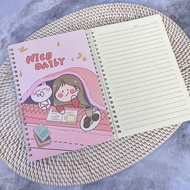 Ring A5 Nice Daily Binder Notes Cute Momo Character Write Notes New Stock