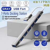 Type C USB Hub High Speed USB C 3.0 3.1 With 4/7 Ports Multi Splitter Adapter OTG For Laptop Compute