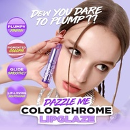 dazzle me Color Chrome Lip Glaze Lipstick
