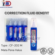 BENEFIT Correction Fluid Benefit Liquid Tip Ex/ 12 Pcs