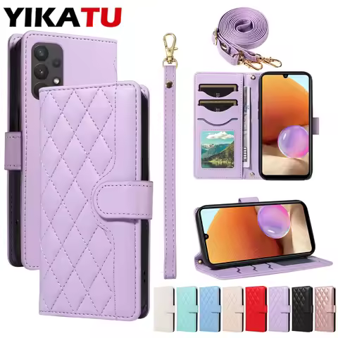 Wallet Leather Case For Samsung Galaxy S20 S10 Plus Note 20 Ultra Note 10 9 8 M56 M32 M23 M13 5G J8 