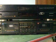 TEAC  帝亞克  双卡 錄音座  W-660R .  CD播放器 CD-P4100。下標前請先和賣家確認目前機況。