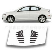 Suitable for Mazda 3 4 DR SEDAN 2004-2009 Leopard Print Car Car Sticker Window