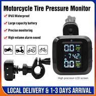 Wireless Motorcycle tire pressure monitor Moto Tire Pressure Monitoring LCD Display External Sensor 