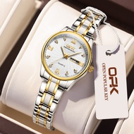 OPK relo for girls wacth for women water proof sale original stainless steel pawnable elegant luminous woman watch