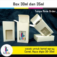 BARU BOX PARFUM 30ML/ DUS BOTOL 35ML / KEMASAN PARFUM 30ML