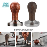 [Gralara] Espresso Pressure Tamper Flat Base for Espresso Machines Barista Restaurants