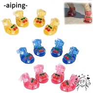 AIPING Pet Jelly Shoes, Silicone Multi-Size Pet Shoes,  Style Breathable Cool Cat Dog Shoes Pet
