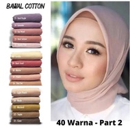 (L)MJF_HOT SALE  Color Tudung Bawal Cotton Bidang 45 / Bawal Cotton / Tudung Bawal / Tudung Murah / Tudung Borong