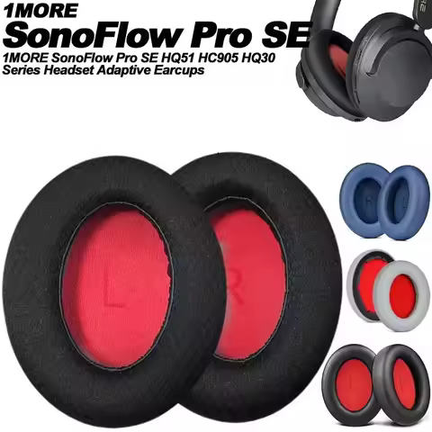 Replacement Ear Pads Head Beam For 1MORE SonoFlow Headphone Earphone Earmuff Earpads