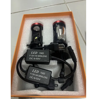 (Dikirim Dari Jakarta) 2Pcs Lampu Led Mobil Motor Mini Projector H4 Projie Y7D Y17D Y13D Y8D Y11D 10