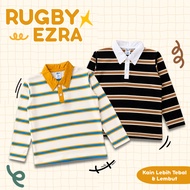 KATUN T-shirt Unisex Long Sleeve Rugby Ezra Striped Premium Cotton Thick Soft 4-12 Years