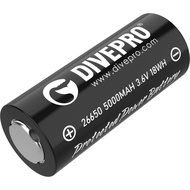 Divepro 26650 5000mAh Rechargeable Battery
