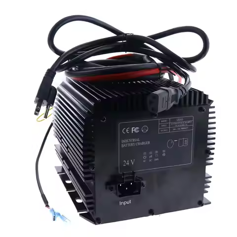 Battery Charger 24V 25A Compatible for JLG/Genie/Skyjack Scissor Lifts HB600-24B, 161827, 128537, 96