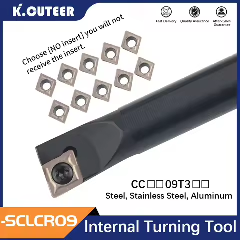 S12M-SCLCR09 S14N-SCLCL09 S16Q-SCLCR09 S25R-SCLCL09 Internal Turning Tool Holder CCMT09 Carbide Inse