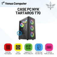 CASE PC NYK NEMESIS TARTAROS T70 + 3 FAN / GAMING CASING PC NYK T70 / CASE09-NYK