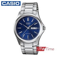 Casio Standard นาฬิกาข้อมือสุภาพบุรุษ สายสแตนเลส รุ่น MTP-1239D-2ADF - สีน้ำเงิน