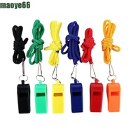 MAOYE Whistle Cheering Color Professional With Lanyard Sports Competitions Basketball Whistle Cheer Sports Cheerleading Tool