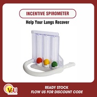 Respiprogram 600-1200cc (3 balls flow incentive spirometer)