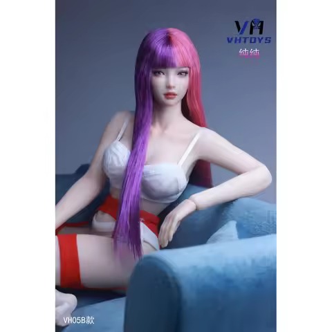 Presale VHTOYS 1/6 Scale Toys VH05/VH03 Mobile Eye Female Head Carving Model for 12'' Soldier Action