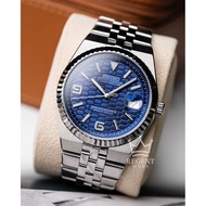Seiko Mods Land Dweller Watch 40mm Dark Blue | Custom Automatic NH35