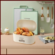 [Blesiya2] Metal Bread Box Bin Bread Box Bread Storage Container Bin Farmhouse Bread Box for Cake Pa