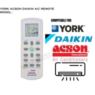 Aircond Remote Control For Daikin York Acson